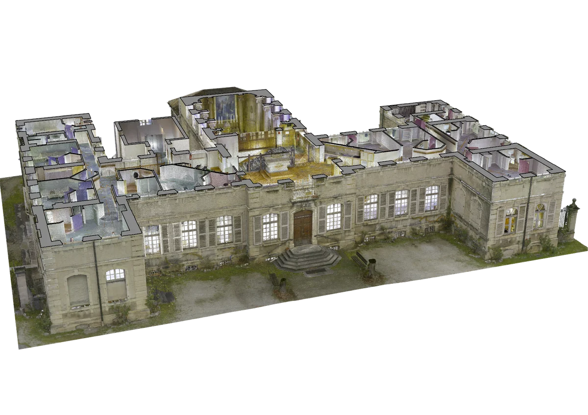 Relevé Scan 3D d’espaces intérieurs