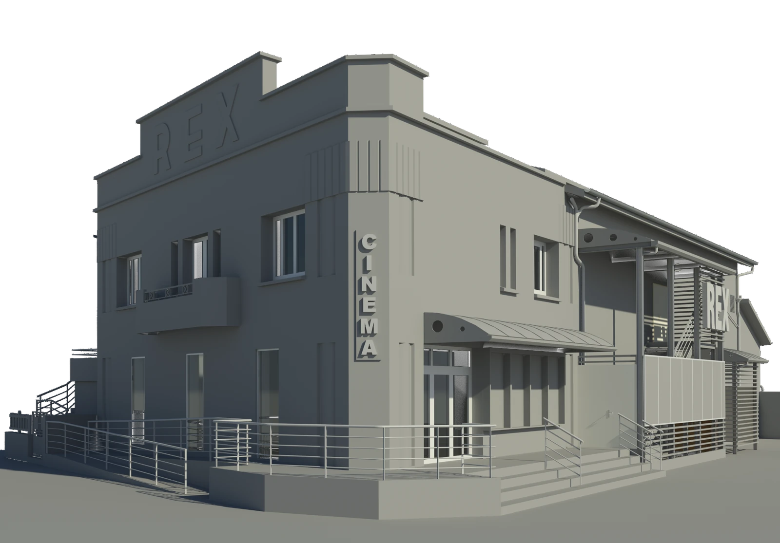 Modélisation 3D issue d’un relevé de bâtiment
