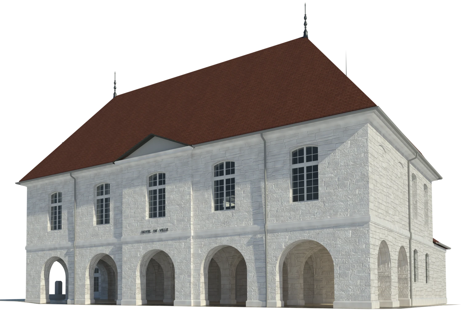 Modélisation 3D d’un bâtiment issue d’un relevé de façade